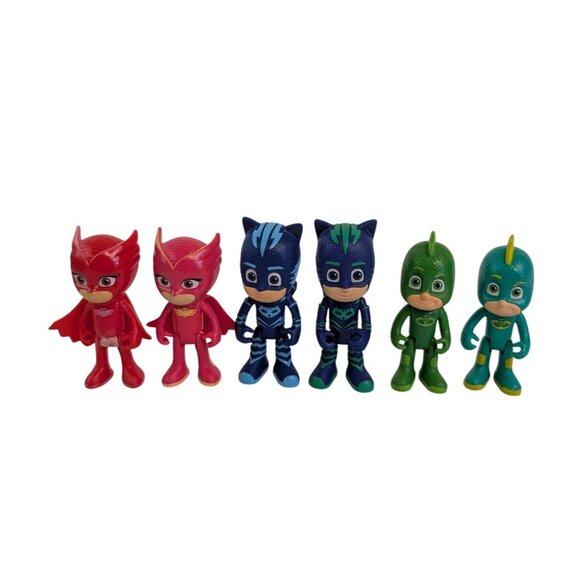 Disney PJ Masks Gekko Owlette Catboy Figures & Vehicles Mobiles Cars - Picture 2 of 10